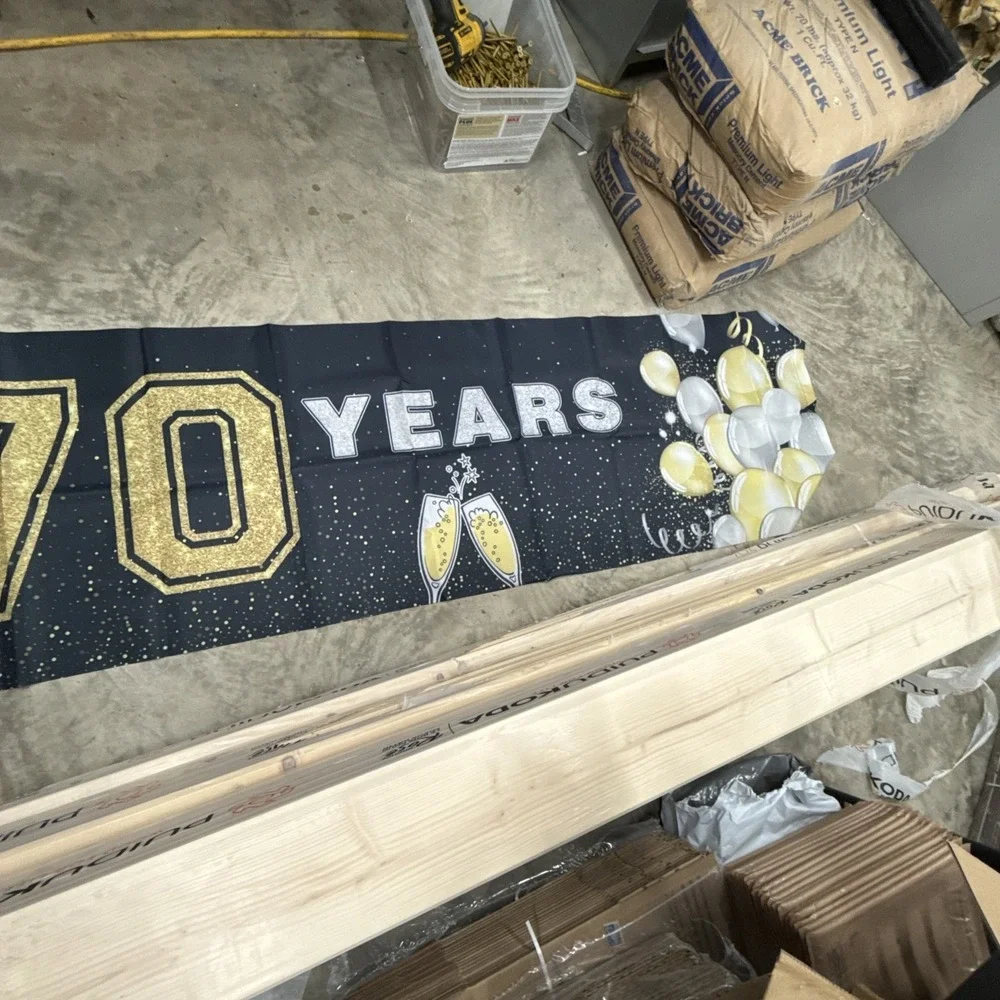 Happy Birthday Banner Cheers To 70 Years  1'.5